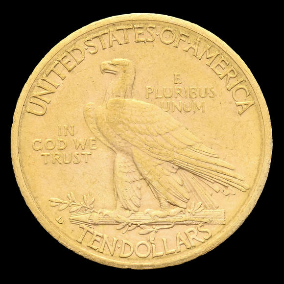Piguet - H?tel des VentesUSA, 10 dollars or 1910  Indian Head , Denver, avec devise, diam. 2,7 cm, 16,69 g.