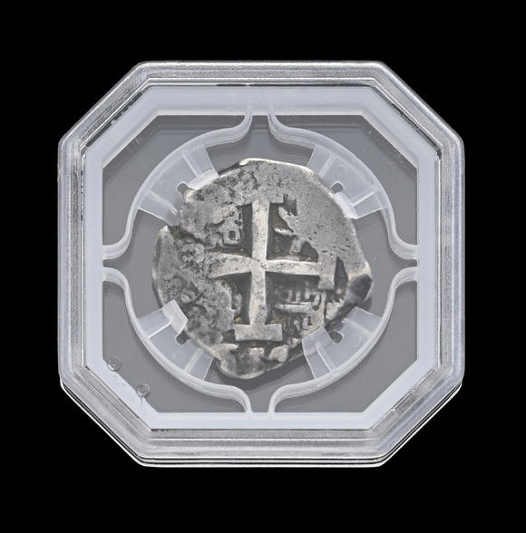 Piguet - H?tel des VentesBolivie / colonie espagnole, Charles III (1759-1788), 8 reales en argent (dit  cob ), 176('), Potosí, diam. 3,05 cm, 26,57 g.