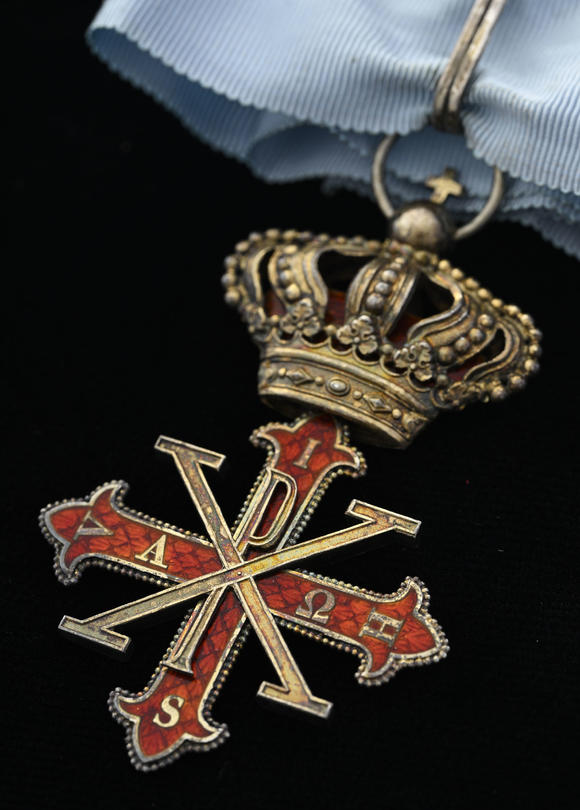 Piguet - H?tel des VentesItalie, Royaume des Deux-Siciles, Ordre Constantinien de Saint-Georges, ensemble de Chevalier Commandeur de Justice