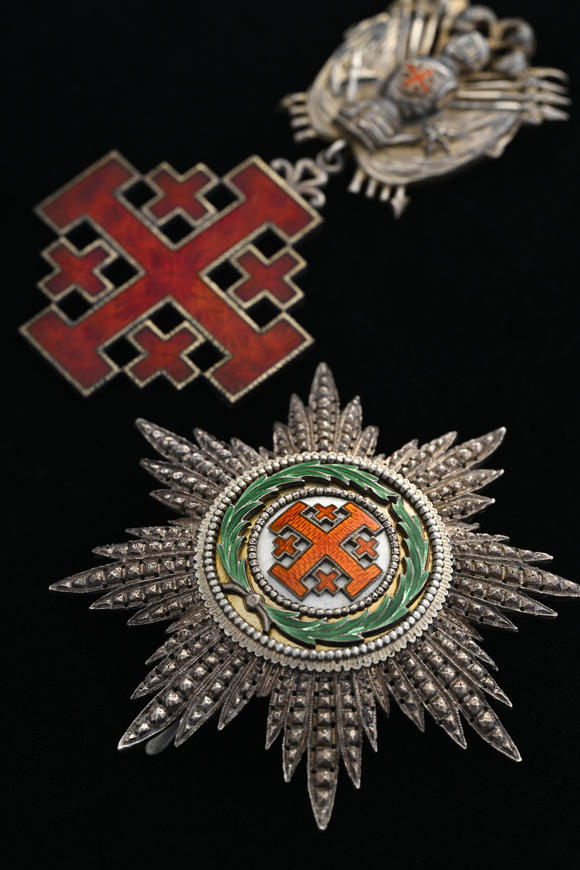 Piguet - H?tel des VentesVatican, Ordre Equestre du Saint-Sépulcre de Jérusalem, recréé en 1847, ensemble de Grand Officier
