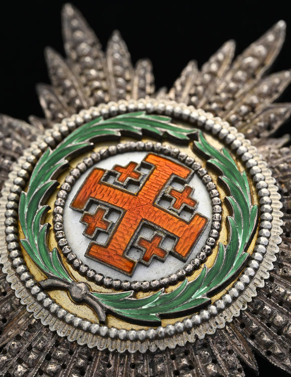 Piguet - H?tel des VentesVatican, Ordre Equestre du Saint-Sépulcre de Jérusalem, recréé en 1847, ensemble de Grand Officier