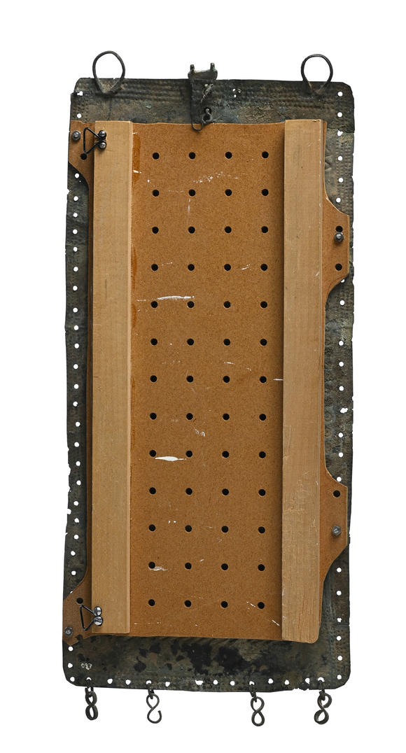 Piguet - H?tel des VentesGrande plaque rectangulaire pectorale ou de harnachement en bronze, Luristan, fin IIe - début Ier millénaire av. J.-C., 44 x 20 cm