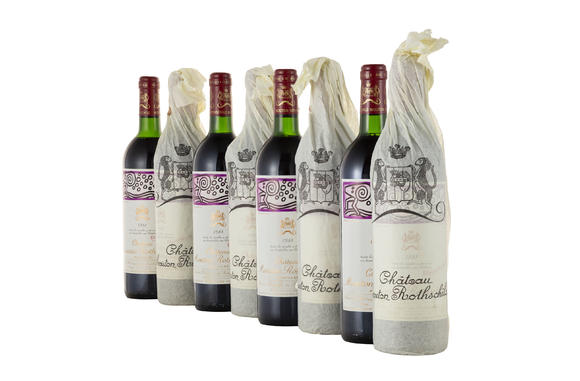 Piguet - H?tel des VentesCh. Mouton Rothschild, 1988, Pauillac, 1er grand cru classé, 8 bts