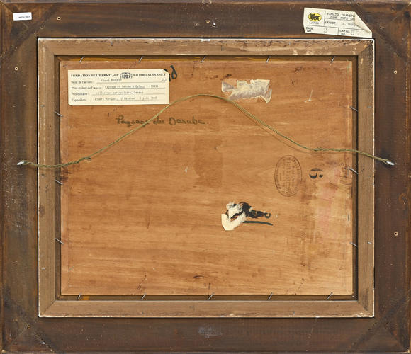 Piguet - H?tel des VentesAlbert Marquet (1875-1947),  Paysage du Danube à Galatz , 1933, huile sur panneau, signée, 33x41 cm