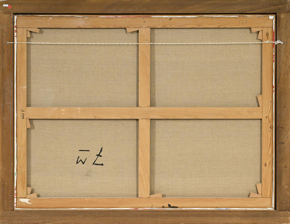 Piguet - H?tel des VentesGérard Schneider (1896-1986),  Opus 7 M , 1976, acrylique sur toile, signée et datée, 97x130 cm