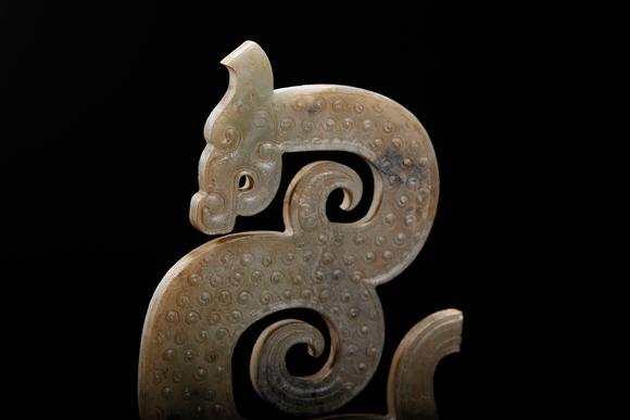 千美會(huì)高古玉龍形佩