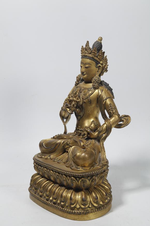千美會(huì)銅鎏金金剛造像