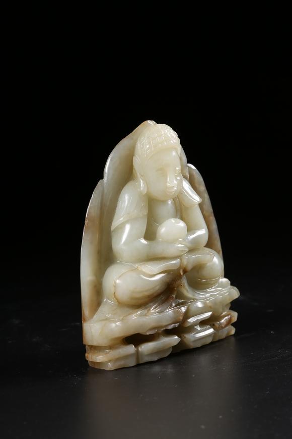千美會(huì)和田玉佛陀造像