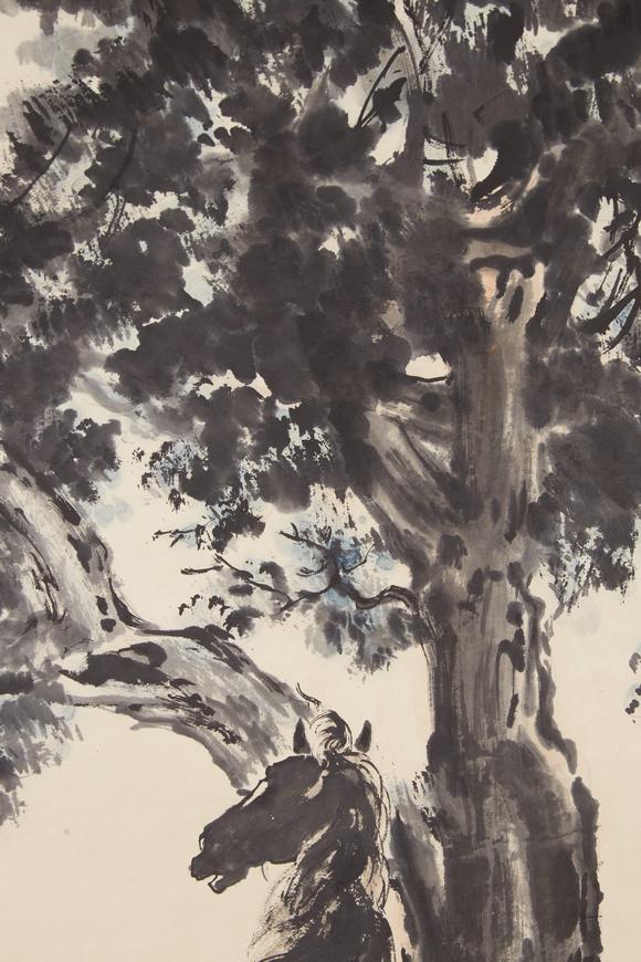 千美會(huì)徐悲鴻紙本馬圖畫(huà)