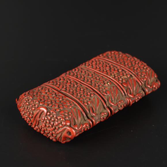 朱雀美術(shù)拍賣明治 堆朱印籠