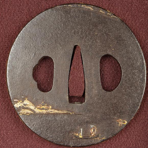 朱雀美術(shù)拍賣鐔 山水