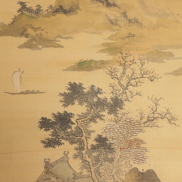 朱雀美術(shù)拍賣掛軸三幅 文晁