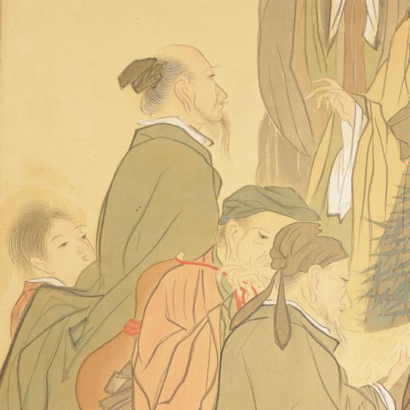 朱雀美術拍賣畫冊掛軸一組