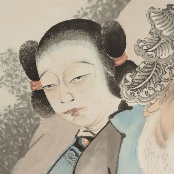朱雀美術(shù)拍賣竹禪 人物