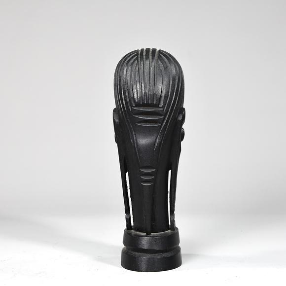 Karl s Collections IncHand Carved African Woman Wood Bust Figurine