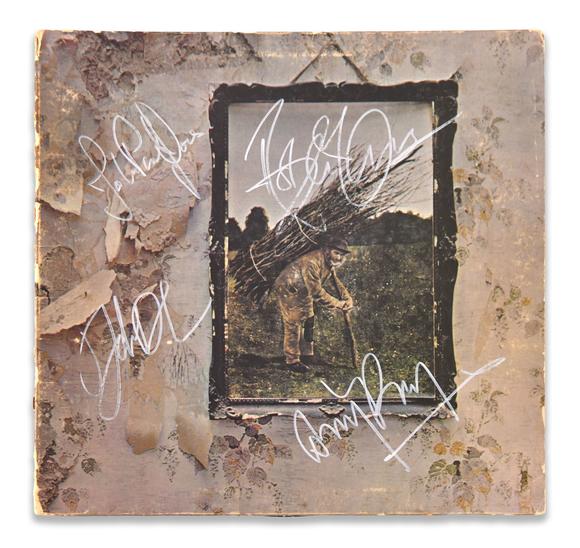 Karl s Collections IncLED ZEPPELIN – Fully Signed Led Zeppelin IV LP