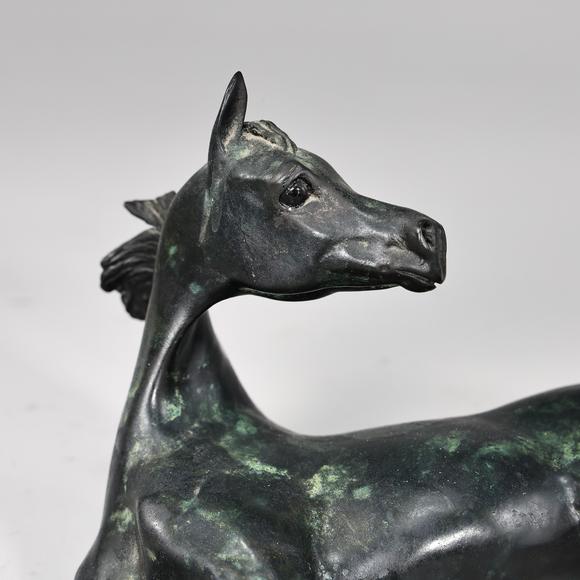 Karl s Collections IncBronze Horse Sculpture Signed Artist Nancy Jo Rieke 1988 29/50