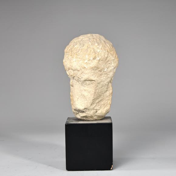 Karl s Collections IncAncient Greek Marbel Head Of Farnese Hercules Sculpture