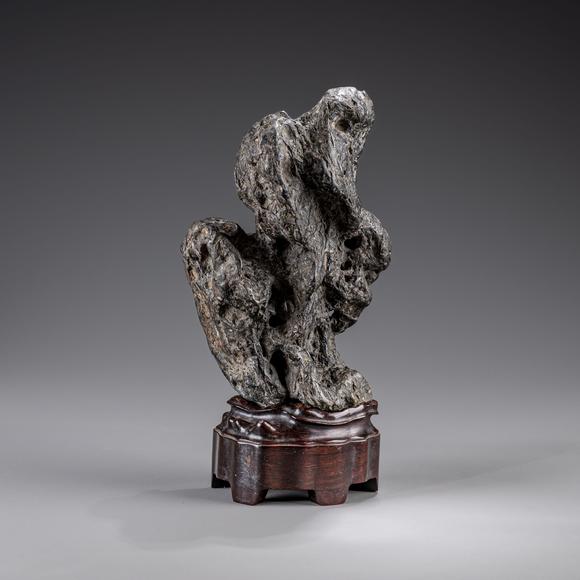 大阪美術(shù)商會(huì)清 “行雲(yún)”款太湖賞石