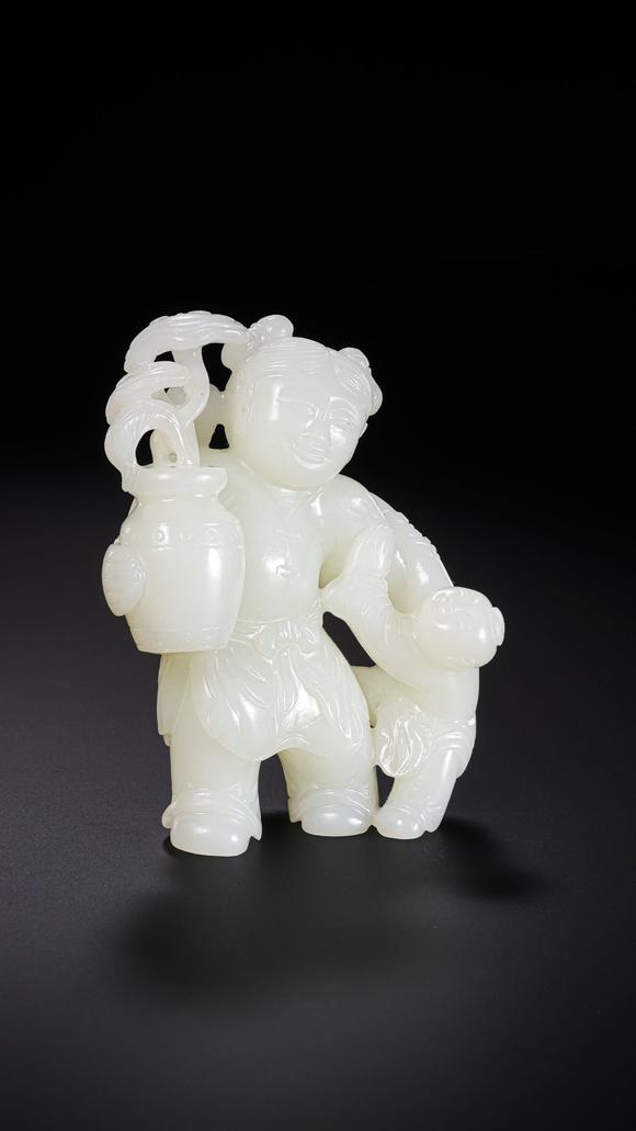 HUNG YUN ZHAI AUCTION HOUSE INCQing Dynasty White Jade 
