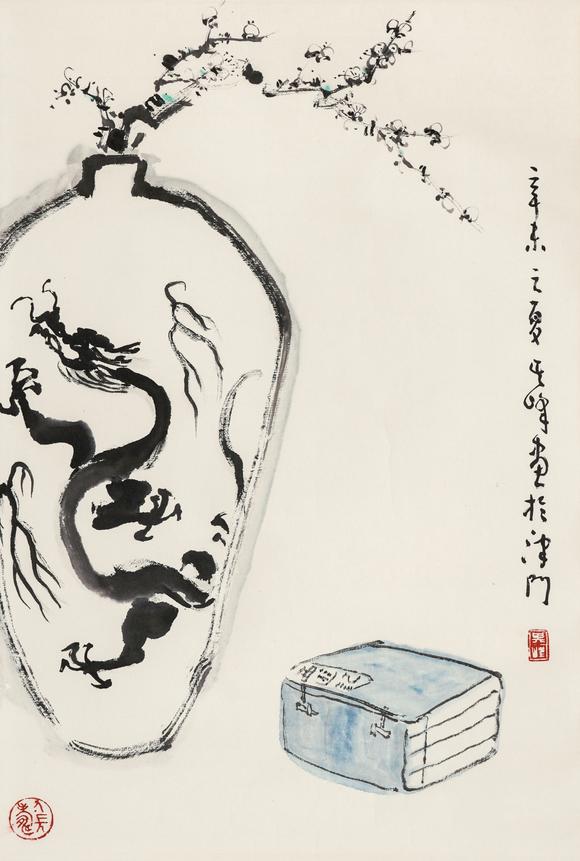 中鴻信孫其峰（1920-2023）?梅花圖
