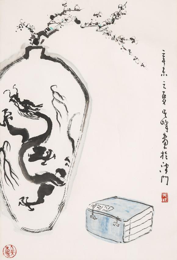 中鴻信孫其峰（1920-2023）?梅花圖