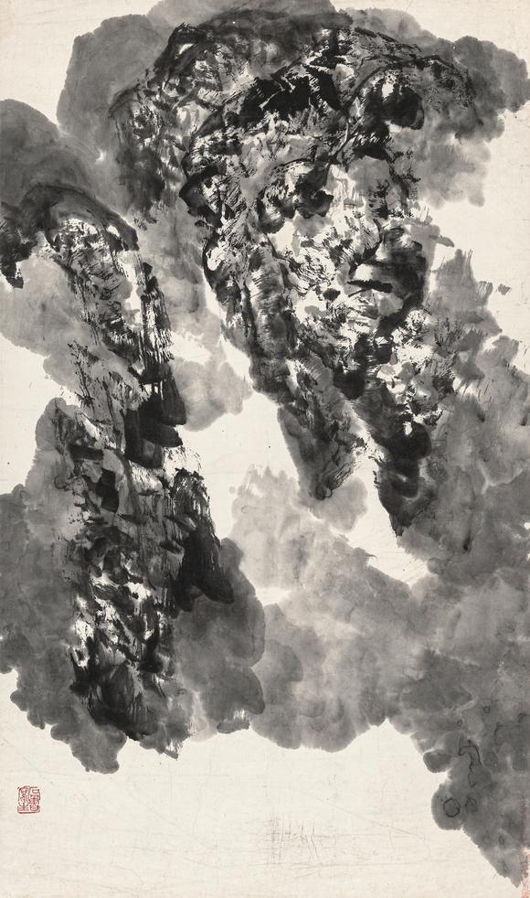 中鴻信石魯（1919-1982）? 華岳松峰