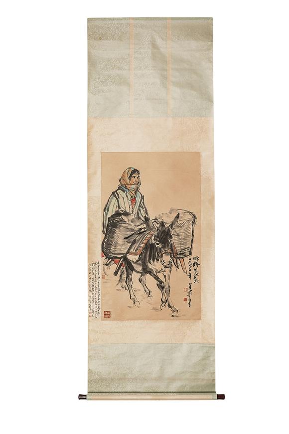 中鴻信黃胄（1925-1997）?豐收