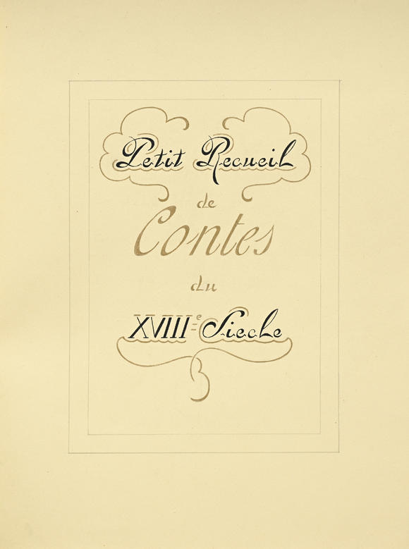 Piguet - H?tel des VentesEROTICA. ROJAN. Petit recueil de contes du XVIIIe siècle.
