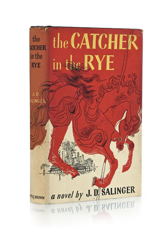 Piguet - H?tel des VentesSALINGER (J.D.). The Catcher in the Rye. Boston, Little, Brown and Company, 1951. In-8°SALINGER (J.D.). The Catcher in the Rye. Boston, Little, Brown and Company, 1951. Original black cloth,  pictorial dust jacket with design 