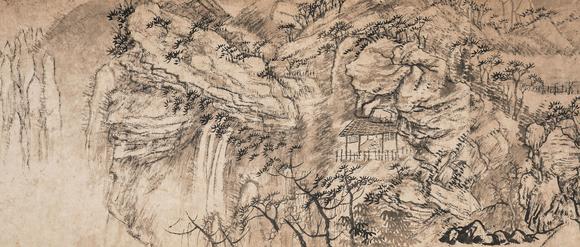 中鴻信石濤（1642-1718）[明末清初]?閩游贈(zèng)別山水卷