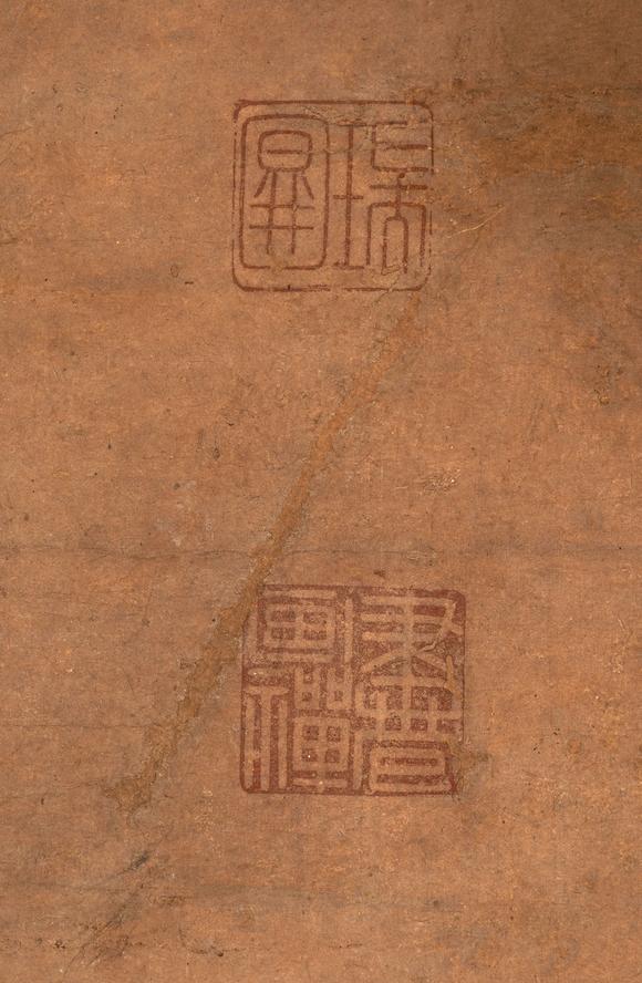 中鴻信張瑞圖（1570-1641）[明末]?草書自作詩《村居雜興》