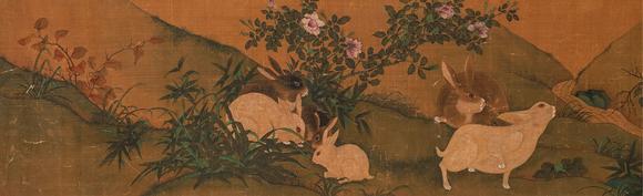 中鴻信宣宗朱瞻基（1398-1435）[明]?御臨黃筌花鳥卷