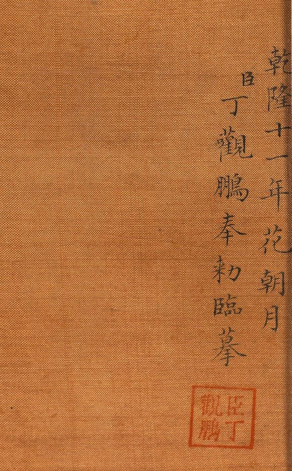 中鴻信丁觀鵬（清·?雍正）（1736-1795）?雙駿圖