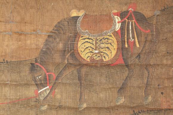 中鴻信佚名?胡人飼馬圖