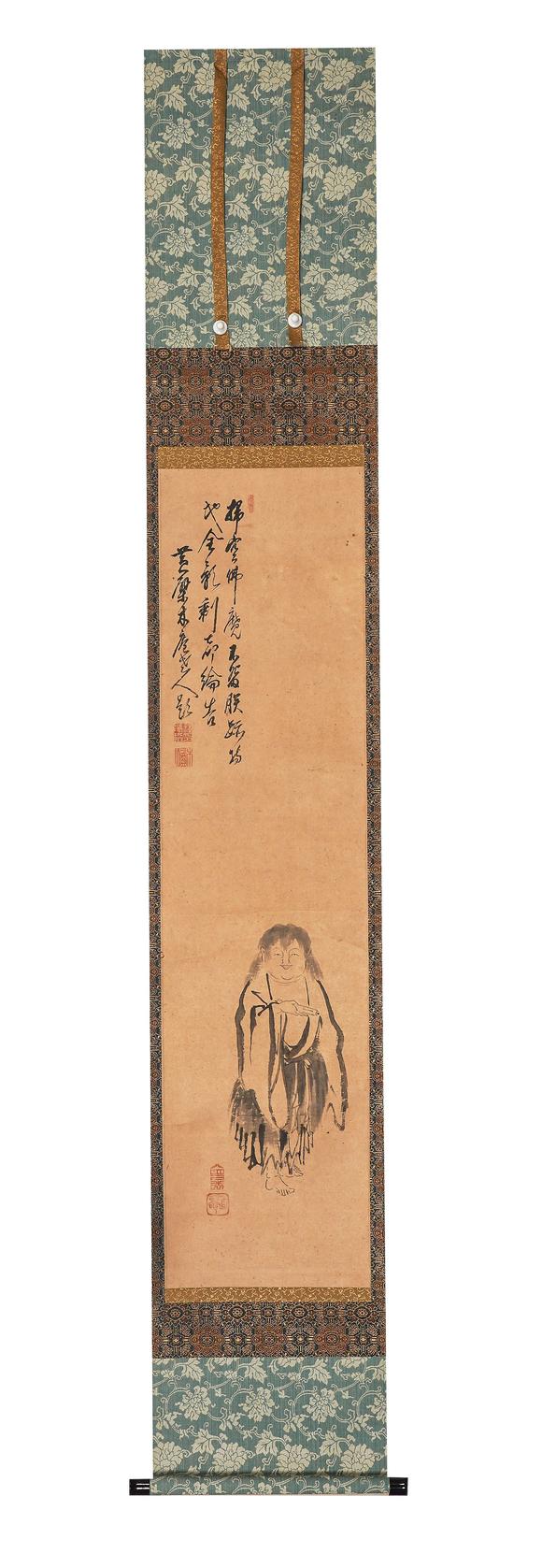 中鴻信釋木庵（1611-1684）?寒山拾得觀音一堂