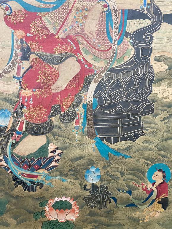 日本松町古美丁觀鵬 觀音