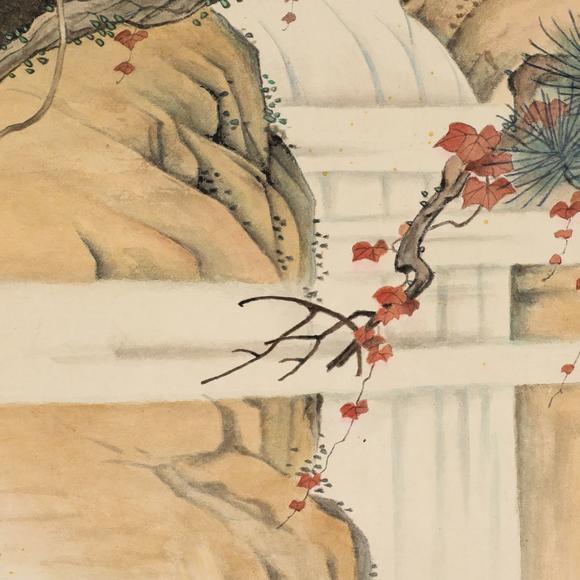 藝是拍賣劉奎齡 蟠桃獻(xiàn)壽