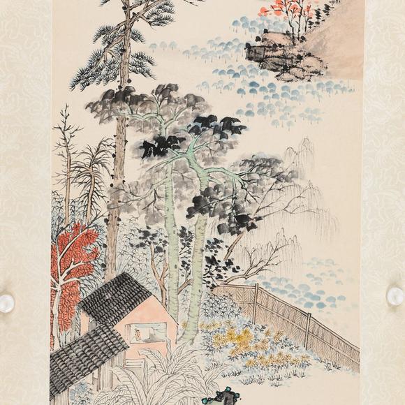 藝是拍賣蕭愻 山水
