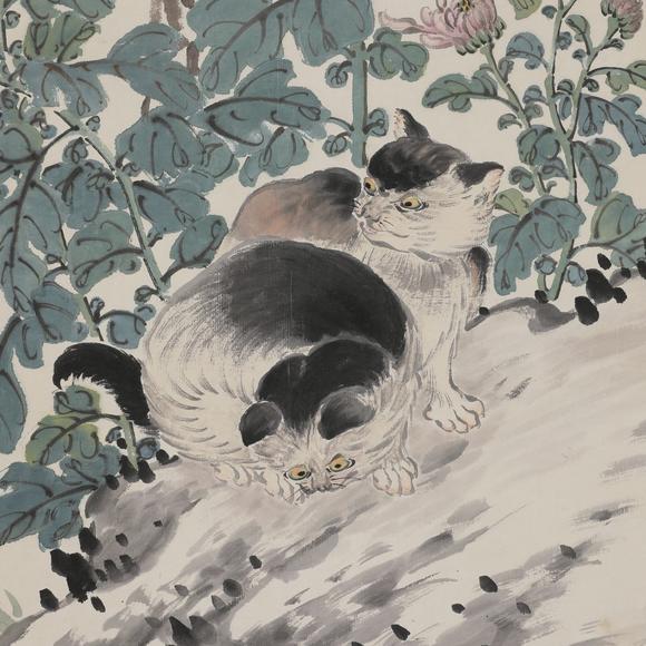 藝是拍賣王云 秋菊貓趣