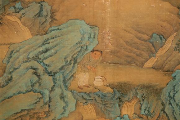 東京銀座（古美術(shù)宋磁）趙伯駒（鑒藏印：朱文鈞幼平甫珍藏印、翼盦審定金石書畫記、馬叔平入巴蜀時所得、皇十一子永瑆鑒賞古書真跡珍藏之?。? 雅集圖卷鑒藏?。褐煳拟x幼平甫珍藏印、翼盦審定金石書畫記、馬叔平入巴蜀時所得、皇十一子永瑆鑒賞古書真跡珍藏之印