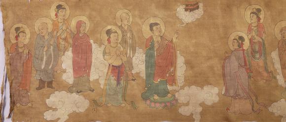 東京銀座（古美術(shù)宋磁）佚名  說法圖