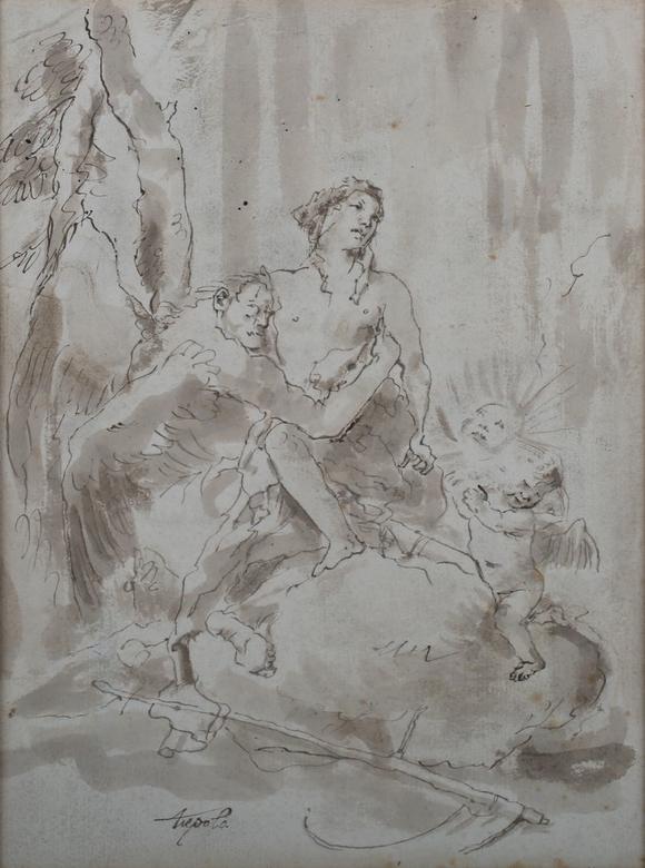 TooveysAfter Giovanni Battistya Tiepolo - Mythological scene, ink and sepia