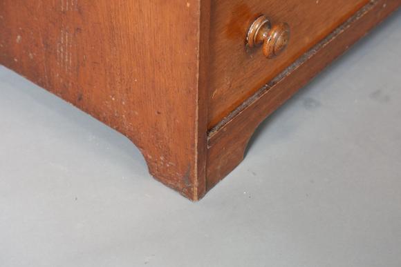TooveysA 19th century walnut chest of drawers, height 80cm, width 100cm, de