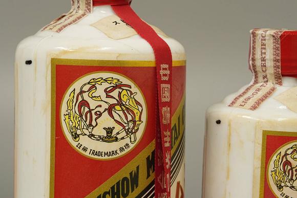 京都祇園會(huì)拍賣1973-1974 熊貓標(biāo)貴州飛天茅臺(tái)酒2支 江滋貿(mào)易株式會(huì)社出口 原箱附