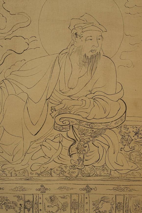 京都祇園會拍賣溥儒 維摩演教圖 紙本掛軸