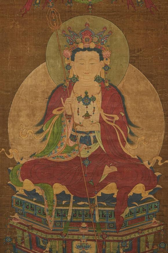 京都祇園會(huì)拍賣寶寧寺地藏王 水陸畫 絹本掛軸