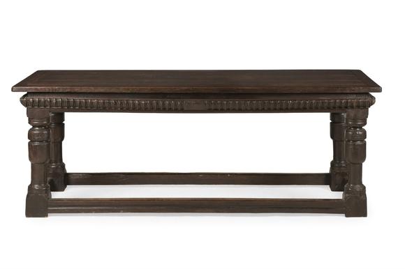 DreweattsAN ELIZABETH I OAK REFECTORY TABLE, CIRCA 1600