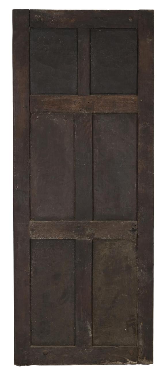 DreweattsTWO CARVED AND POLYCHROME PAINTED PANELS, POSSIBLY 16TH OR 17TH CENTURY