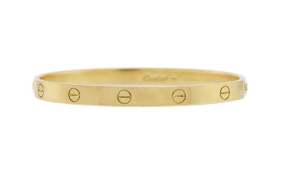 Piguet - H?tel des VentesCartier, Love, bracelet or 750